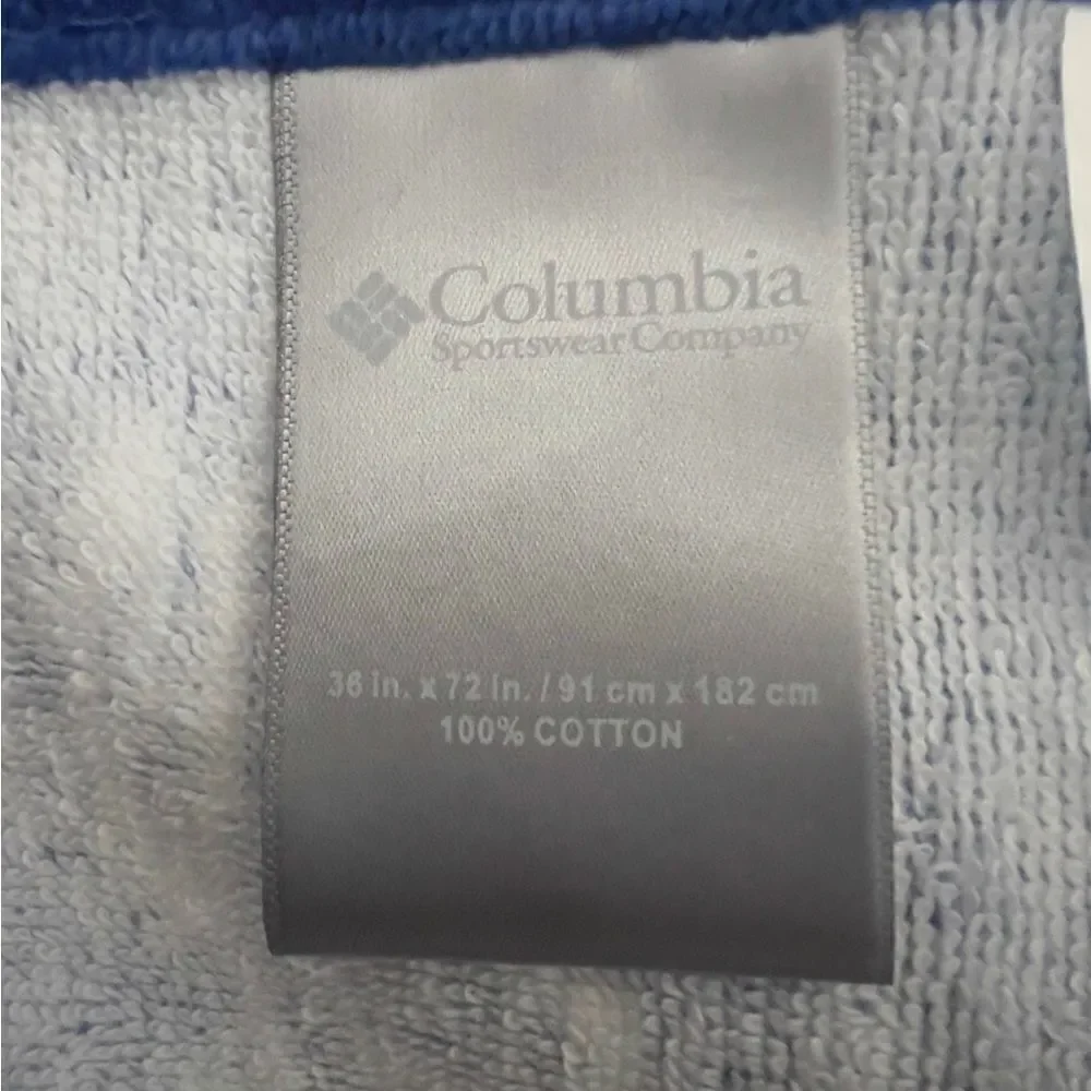Columbia Performance Fishing Gear Triangle‎ Logo Beach Towel- Blue
